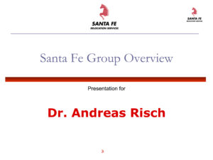 Presentation Sample- Santa Fe Services (Dr. Andreas Risch)99